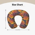 thumbnail image 5 of KLL Vintage Abstract Maple Leaf Art Pattern Memory Foam Cervical Neck Pillow Versatile U-Shaped Pillows for Home/Office/Camping/Travelling/Soft Washable Cover, 5 of 8