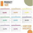 thumbnail image 2 of 24pcs Mesh Zipper Pouch Bags Puzzle Storage Bags, A4 13x9 Inches Large Reusable Zipper Pouches for Classroom Organizing Board Game Home Organization, 2 of 7