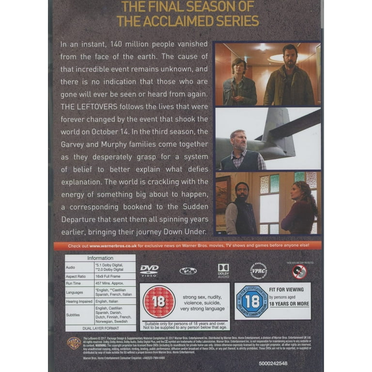 The Leftovers: The Third Season (The Final Season) (DVD), Warner