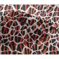 thumbnail image 4 of oneOone Viscose Chiffon Dark Peach Fabric Giraffe Animal Skin Fabric For Sewing Printed Craft Fabric By The Yard 42 Inch Wide, 4 of 4