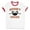 White/Red, variant on Spooky Squad Ringer Tee Shirt Unisex Large White/Black