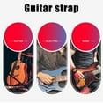 thumbnail image 2 of Comfortable Guitar Strap with Thick Padding and Adjustable Length Thicken Musical Instruments Strap for All Heights, 2 of 7