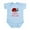 Sky Blue, variant on CafePress - Daddys Little Lady Infant Bodysuit - Baby Light Bodysuit, Size Newborn - 24 Months