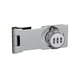 thumbnail image 2 of Cerradura de puerta Sunnimix de combinación mecánica de 3 dígitos para puerta corrediza plata, 2 of 8