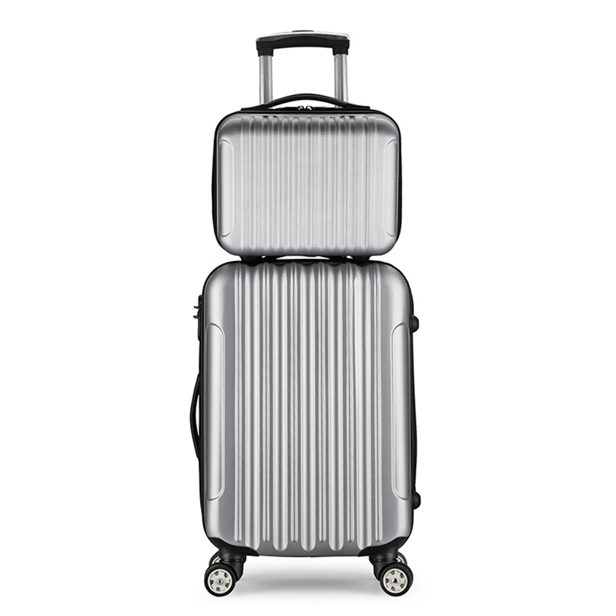 4 wheel hard shell suitcase