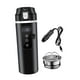 thumbnail image 3 of Hervidor de agua para coche de 12 V y 24 V, hervidor eléctrico, taza aislante de acero inoxidable, hervidor de agua para coche, negro, 3 of 9