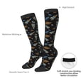 thumbnail image 4 of Naloa Space Rocket Thigh High Socks Extra Long Stretchy Sock Women Over Knee High Opaque Stocking Daily Wear, 4 of 6