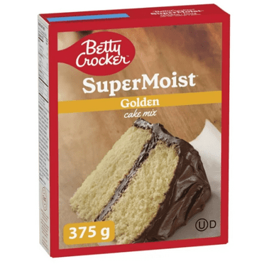Betty Crocker Super Moist Golden Cake Mix, 375g