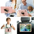 thumbnail image 4 of Lmcpa Case for Samsung Galaxy Tab A11 Plus 11" 2025 / A9 Plus 11" 2023, Multi-Functional Cover with 360° Rotate Stand / Screen Protector / Shoulder Strap / Hand Strap, Pink, 4 of 7
