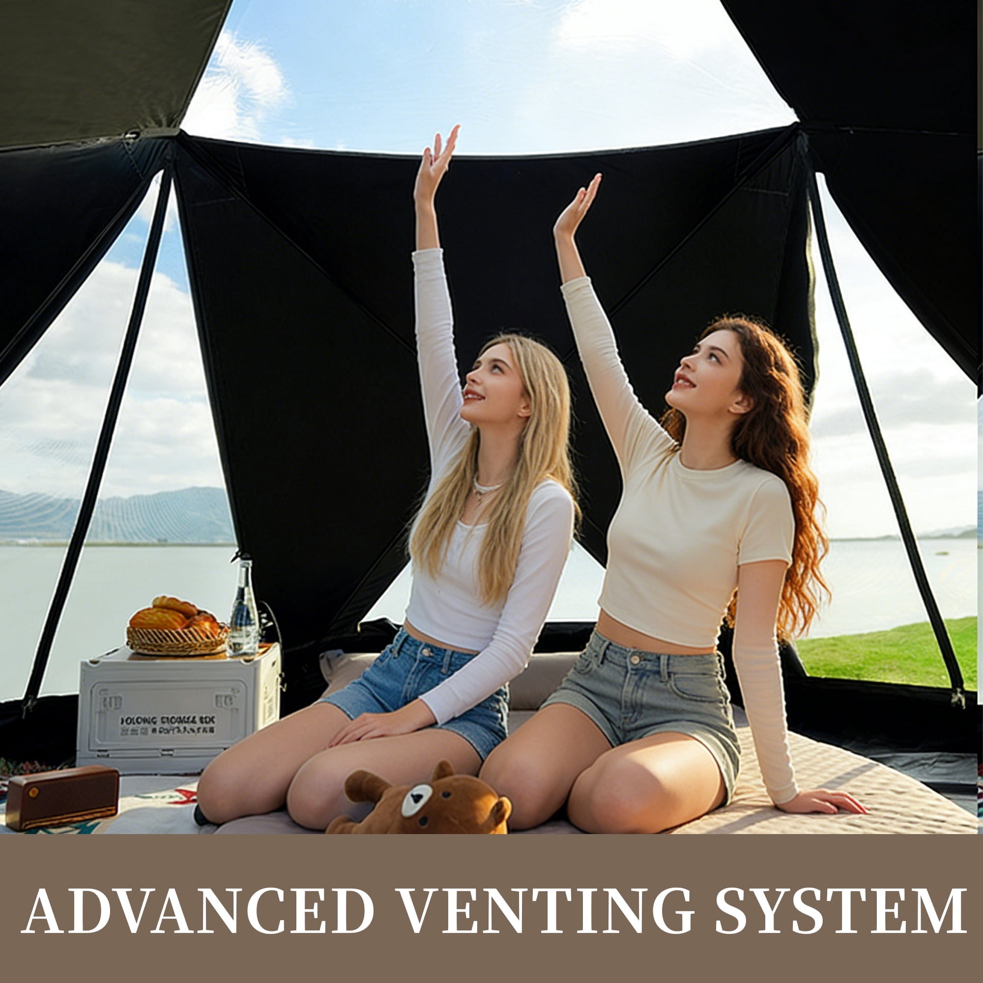 Nalwort Camping Tent  Backpacking 2 Person Waterproof Lightweight Easy Setup Instant 3000mm Waterproof Rating Outdoor Hiking Tent