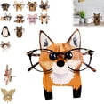 thumbnail image 1 of Newsukie, soporte de madera para anteojos con forma de animal, soporte creativo para anteojos con forma de animal de Navidad, soportes de madera con forma de animal, soporte para anteojos con, 1 of 1