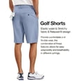 thumbnail image 2 of PULI Men's 10" Golf Shorts Dress Casual Summer Flat Front Lightweight Travel Shorts with Pockets, 2 of 6