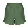 thumbnail image 5 of up to 60% off Gifts wycnly Womens Sports Shorts Fashion Elastic Waist Loose Ruffle Layer Shorts Summer Comfy Lightweight Workout Short Pants Army Green XXL, 5 of 7