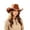 Coffee, variant on Classic Cowboy Hat for Western Cowhide Wide Brim Outdoor Sun Fashionable Style Cowboy Hat for Boys 7 Years