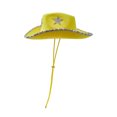 thumbnail image 6 of RUINIXCW Women Cowboy Hat Shinny Rhinestone Star Cowgirl Hat Wide Brim Diamond Felt Western Hat Wedding Music Carnival Dress-up Party Costume Accessories, 6 of 7