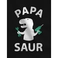 thumbnail image 2 of Papa Saur T-Rex Dad & Baby Saur Daddy and Me Matching Set Father & Son Daughter Papa Navy Medium / baby Navy 6M (3-6M), 2 of 6