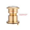 thumbnail image 2 of 28MM 220-Degree Wide Viewing Angle HD Glass Lens Door Viewer with Heavy Duty Privacy Cover [Gold], 2 of 8