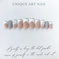 thumbnail image 3 of Square French Press on Nails Medium Fake Nails Pink Glossy Acrylic Full Cover False Nails Gradual Sequin Design DIY Artificial Nails for Women and Girls 24PCS Style 12 0.04 Fl Oz (Pack of 24), 3 of 4