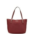 thumbnail image 1 of Pre-Owned Kate Spade logo tote bag in wine red nylon and leather., 1 of 14