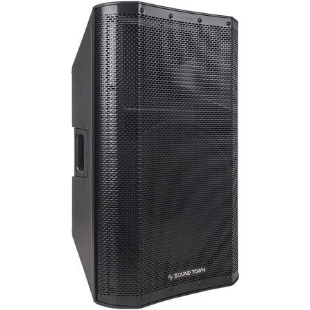 Sound Town Oberon Series Black 2-Channel 1400W Portable PA System - image 8