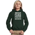 thumbnail image 3 of Jesus Is My Savior Not My Religion Youth Hoodie Boy Girl Teen Brisco Brands X, 3 of 6