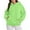 Fluorescent Green, variant on Hoodies for Women Sweaters for Women Women's Fashionable Casual Long Sleeve Solid Color Hooded Hoodie Top with Pocket Womens Tops Dark Green 3X