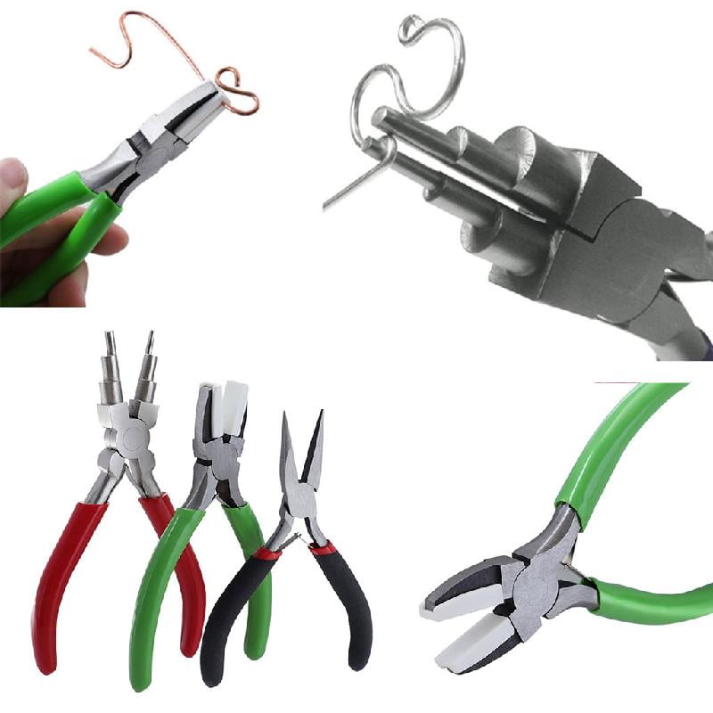 Yokua Beading Jewelry Making Tools 3 PCS Jewelry Plier Wire Cutters Combo Tool