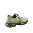 thumbnail image 2 of Flow-19 Stretch Elastic Mesh Lace Up Rubber Air Bubble Cushion Fashion Sneaker ( Olive, 5.5), 2 of 2