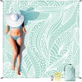 thumbnail image 1 of Manta de playa HIHOHO, impermeable y resistente a la arena, 200 x 211 cm, 1 of 6
