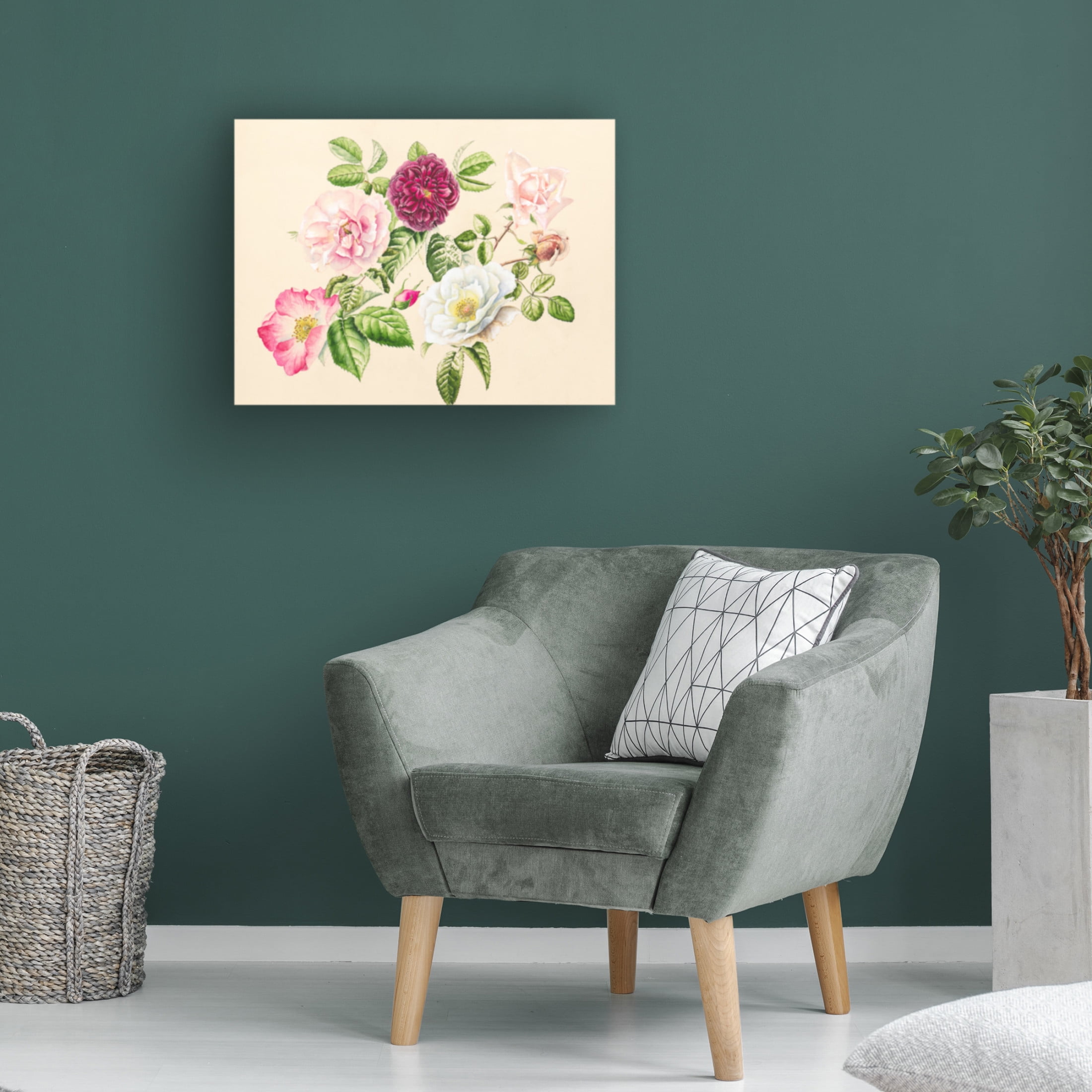 Alison Cooper 'Roses from the Garden, 2020' Canvas Art - 19 x 14 Inches