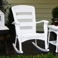 thumbnail image 2 of Pemberly Row Plantation Rocking Chair in White, 2 of 2