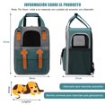 thumbnail image 3 of 2 En 1 Multifunción Mochila Mascotas, Portátil Mochila Gato, 3 of 7