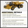 thumbnail image 5 of Diecast Masters 1:50 Caterpillar 745 Articulated Dump Truck | High Line Series Cat Trucks & Construction Equipment | 1:50 Scale Model Diecast Collectible | Diecast Masters Model 85528, 5 of 8