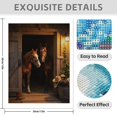 thumbnail image 3 of Diamond Art Kit for Adults, Cabin Horses Sunlit Stables Cowboys Diamond Painting for Adults Beginners, 5D DIY Diamond Art Painting Kits, Colorful Diamond Painting Craft for Home Decor 12x16, 3 of 7