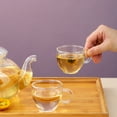 thumbnail image 4 of ReaNea 4-Cup Clear Glass Dishwasher Safe Teapot, 4 of 9