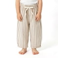 thumbnail image 6 of JFOPQVSM Classic Casual Pants for Boys Thin Cotton Stripe Elastics Waist Spring Summer Trousers Toddler Long Pants (0-8Y), 6 of 9