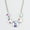 Aurora Borealis, variant on Howard's Rayna Oversized Royal Faceted Glass 18" Pendant Necklace for Women