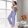 thumbnail image 5 of Rocae Butterflies And Flowers for Women's Pajama Pants Pj Pants Lounge Pants-Medium, 5 of 6