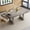 Gray, variant on 6-8 Person Kitchen Dining Table, Built-in Two Drawer Storage, Robust Double Pedestal Frame for Home and Commercial Office Use