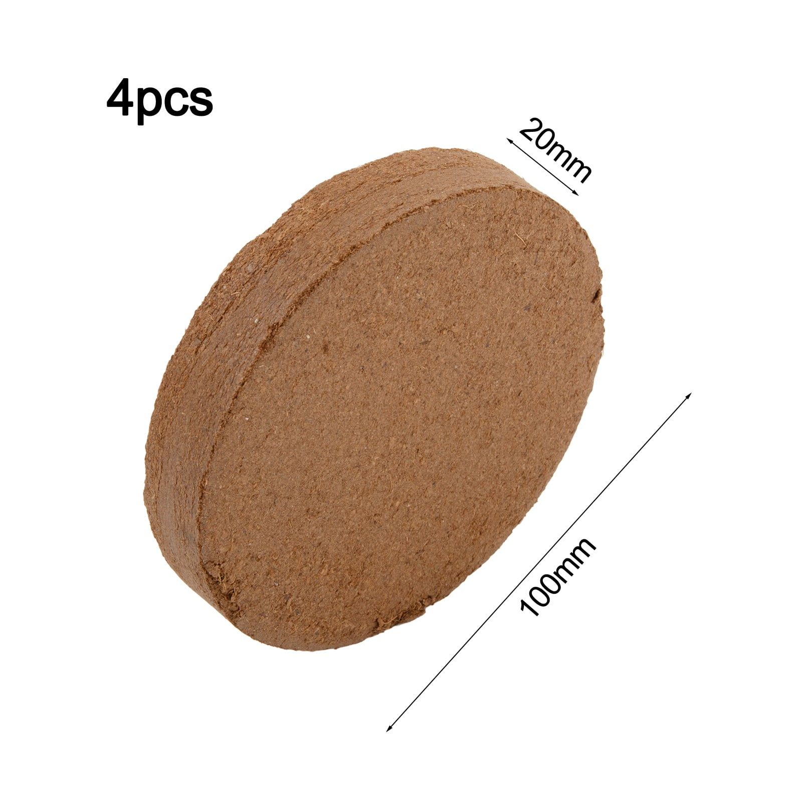 Coconut Fiber Compressed Soil Blocks - Good for Indoor Plants