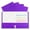 Purple, variant on C-Line 2-Pocket Laminated Paper Portfolios with 3-Hole Punch, Lime Green, Box of 25