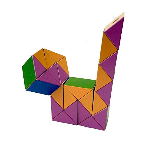 Twisty Shape The Classic Toy Puzzle In A Multicolored Wood Edition 
