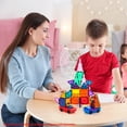 thumbnail image 6 of PicassoTiles Magnetic Cars for Kids – 2PCS STEM Construction Building Blocks Magnet Tiles Educational Travel Toy Set, 6 of 14