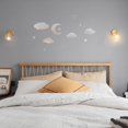 thumbnail image 3 of Pegatinas de pared de espejo acrílico 3D, decoración de espejo acrílico con nubes y estrellas, pegatina de espejo de luna estrellada, arte de pared decorativo acrílico DIY, 3 of 5