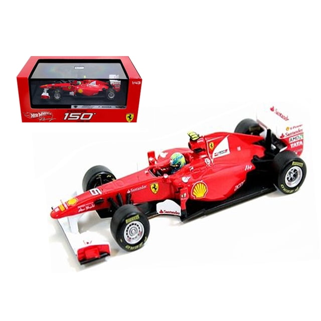 Hotwheels Roues Chaudes Ferrari F2011 150 Italia 6 Felipe Massa 2011 1/43 Modèle de Voiture Moulée sous Pression