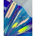 thumbnail image 3 of Metallic Transparent .3mm Blue Holographic Vinyl 54" Wide - Durable & Captivating Sold by Continuous Yard Ideal for Crafts/DIY, 3 of 7