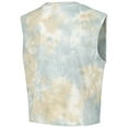 thumbnail image 3 of Women's The Wild Collective White Boston Red Sox Washed Muscle Tank Top, 3 of 4