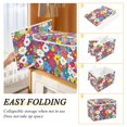 thumbnail image 2 of Yayeee Collapsible Storage Bin with Lid Fabric Closet Decorative Basket with Handles, Whimsical Floral, 2 of 7