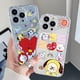 thumbnail image 2 of Para iPhone 13 Pro Max 14 12 11 XR 8 7 SE 2022 Moda Dibujos Animados BTS BT21 Transparente TPU Gel Funda Cojín De Aire Borde Cuadrado Anti-Caída Cubierta, 2 of 4