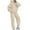 Beige, variant on TMOYZQ Womens 2 Piece Outfits Lounge Pullover Hoodie Sweatsuit Sets Oversized Long Sleeve Sports Sweatshirt Baggy Fall Fashion Sweatpants with Pockets